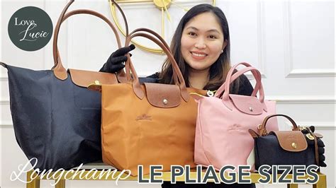 longchamp e pliage size.